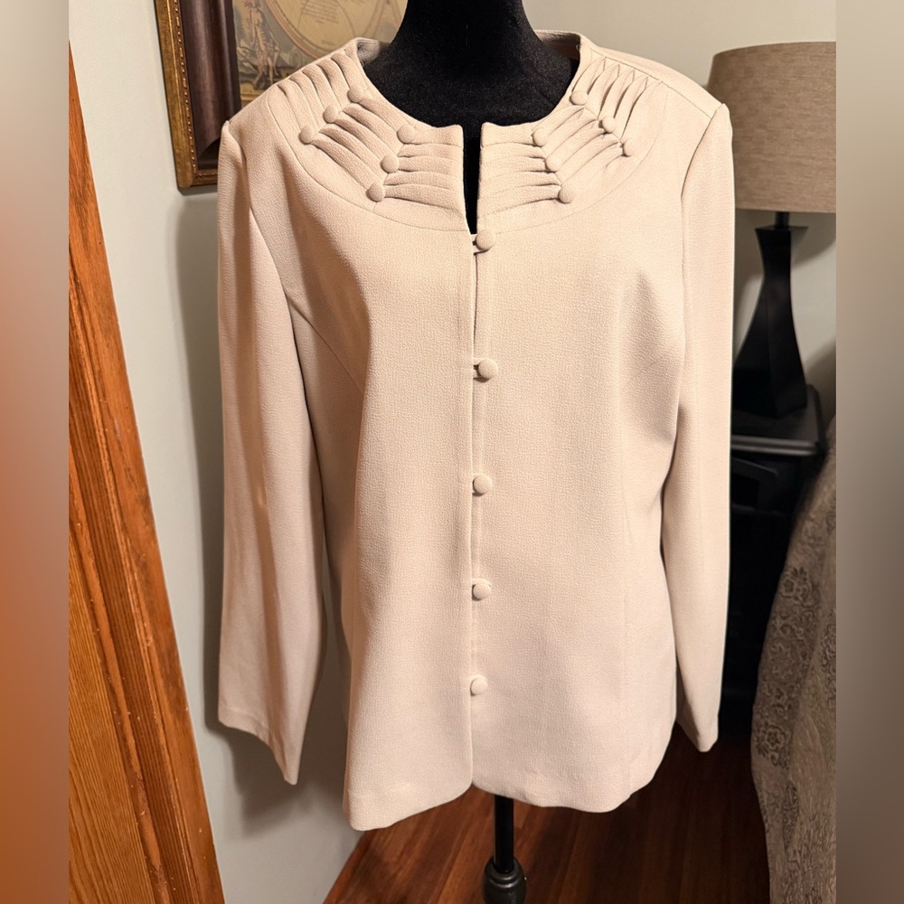 Danny & Nicole Cream Women's Blazer